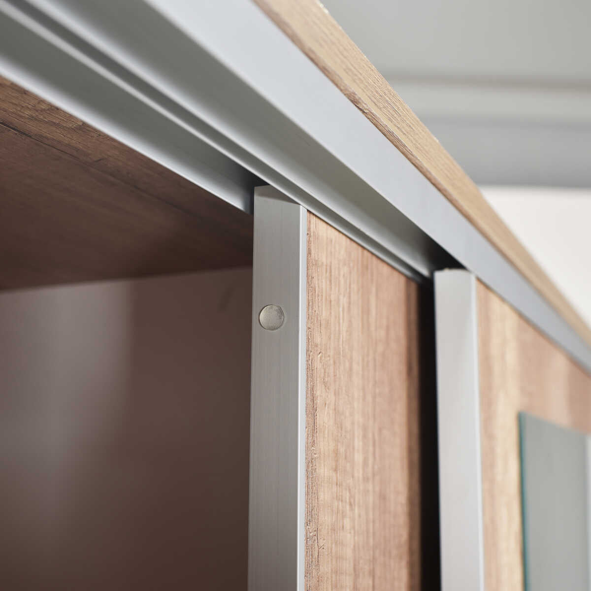 Hallstand & Shoe Cabinet W/ Sliding Doors & Mirror Tori PRT