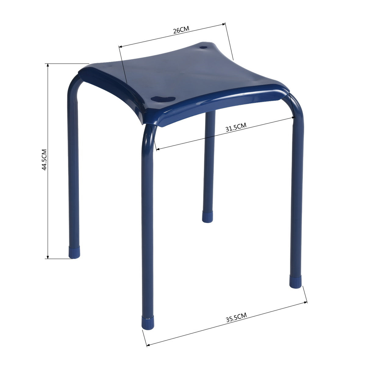 Plastic Stackable Stools Frey