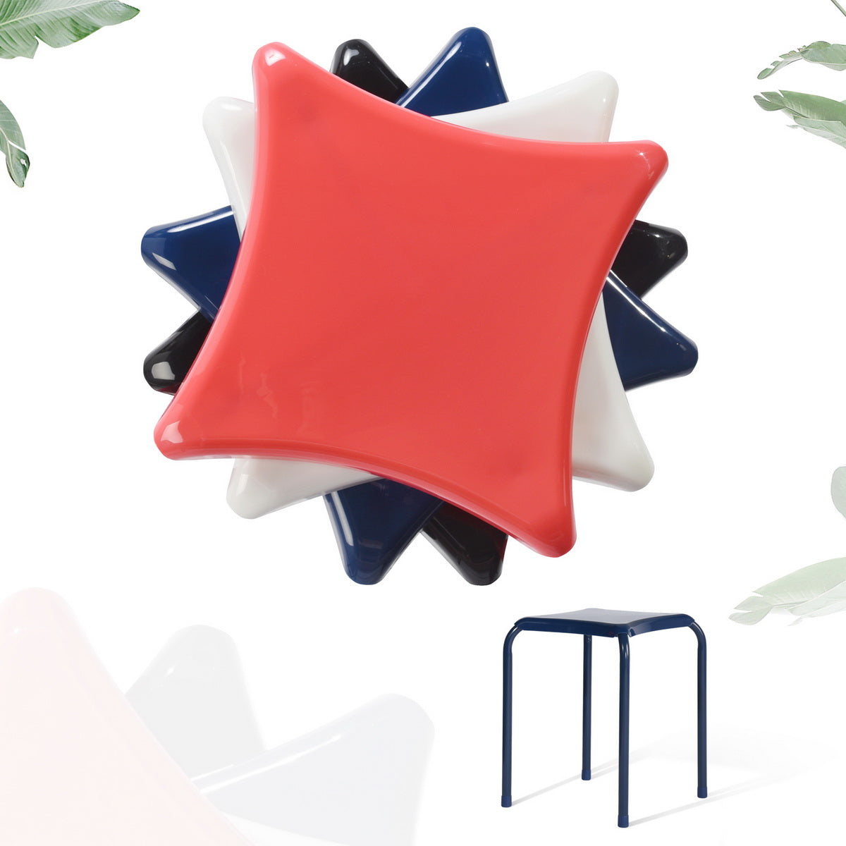 Plastic Stackable Stools Frey