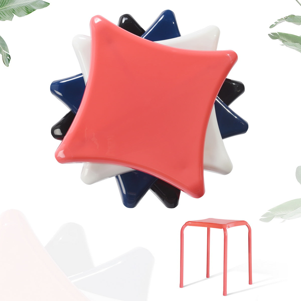 Plastic Stackable Stools Frey