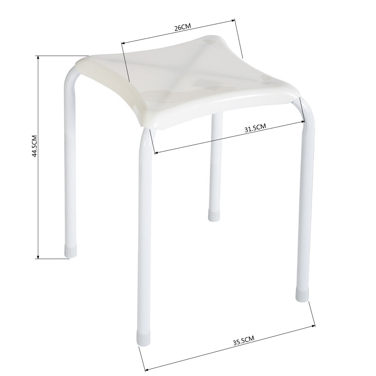 Plastic Stackable Stools Frey