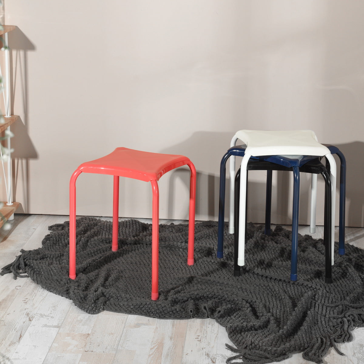 Plastic Stackable Stools Frey