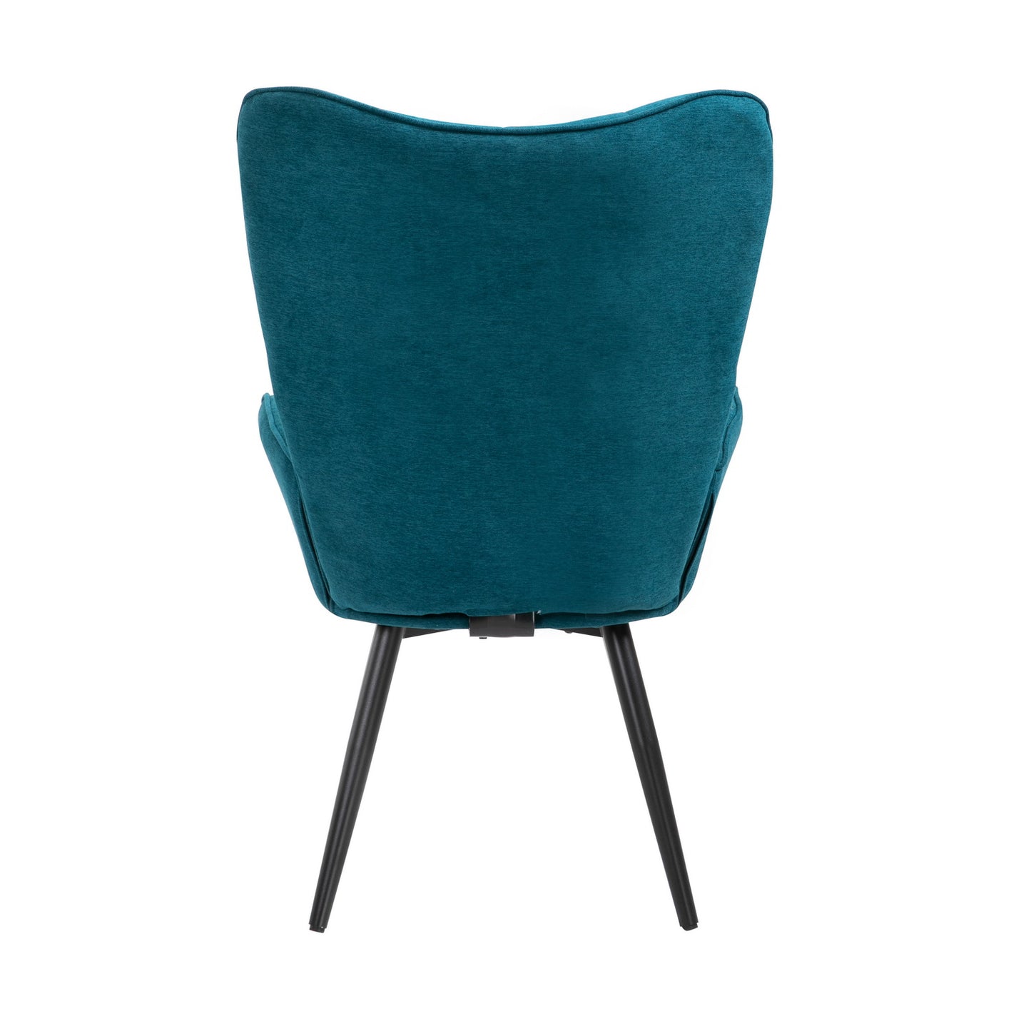 Fabric Accent Chair Modern Tufted Button Wingback Wooden Legs Funkel