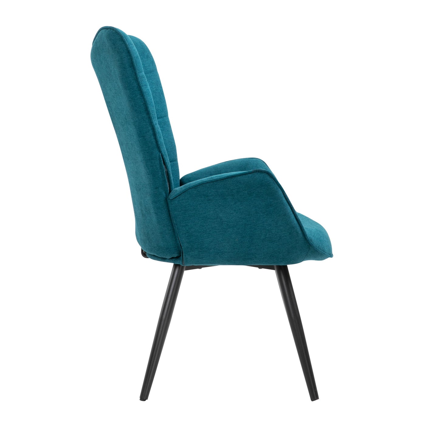Fabric Accent Chair Modern Tufted Button Wingback Wooden Legs Funkel