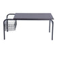 Rustic Coffee Table Modern Center Table with Organizor Habibi