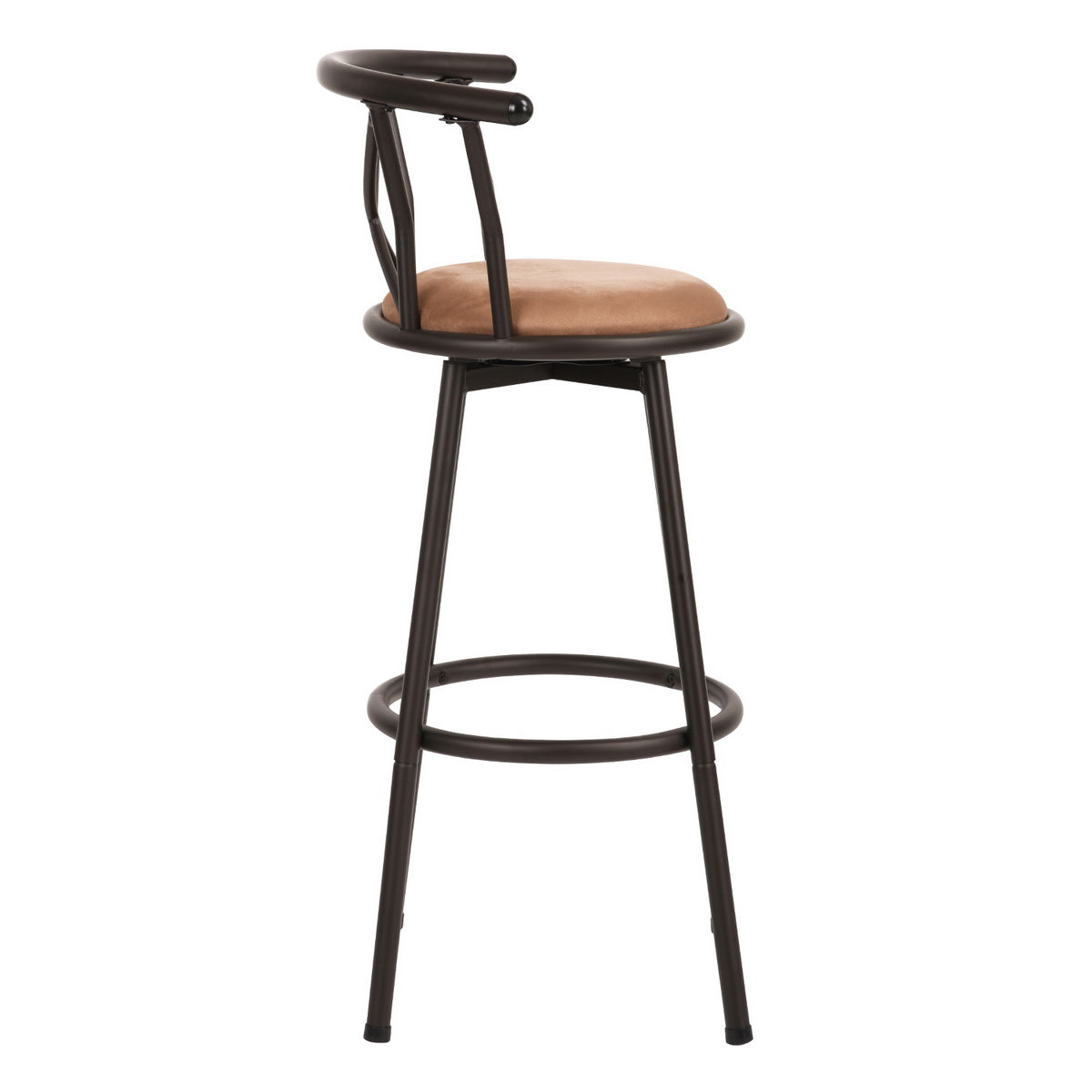 Barstools Fabric Seat Swivel Bar Stools Hailey