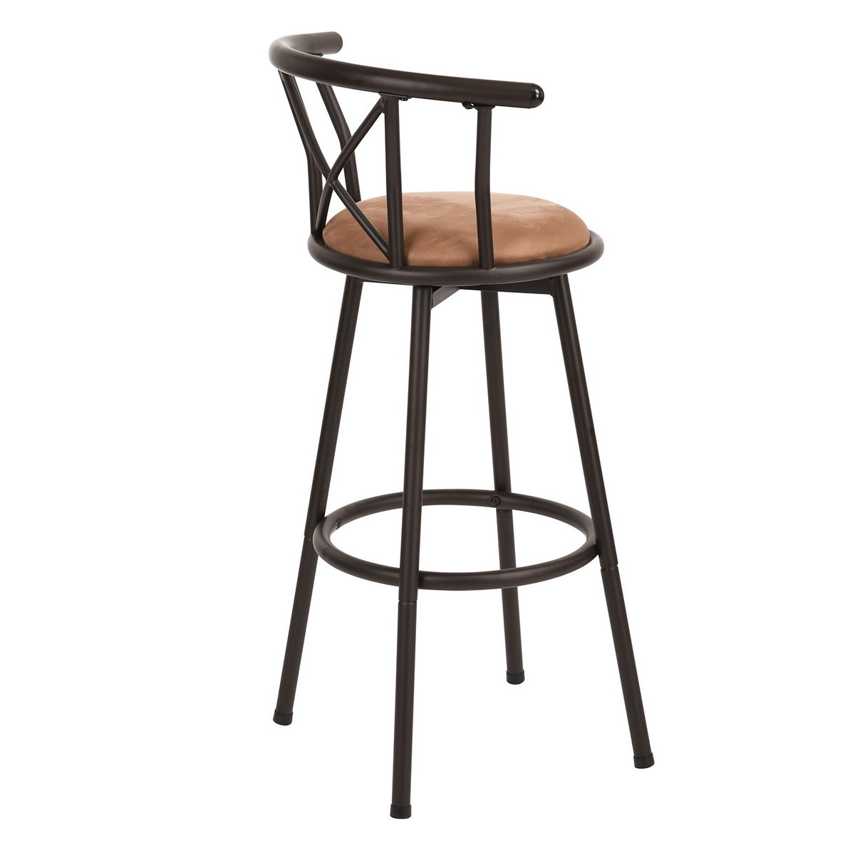 Barstools Fabric Seat Swivel Bar Stools Hailey