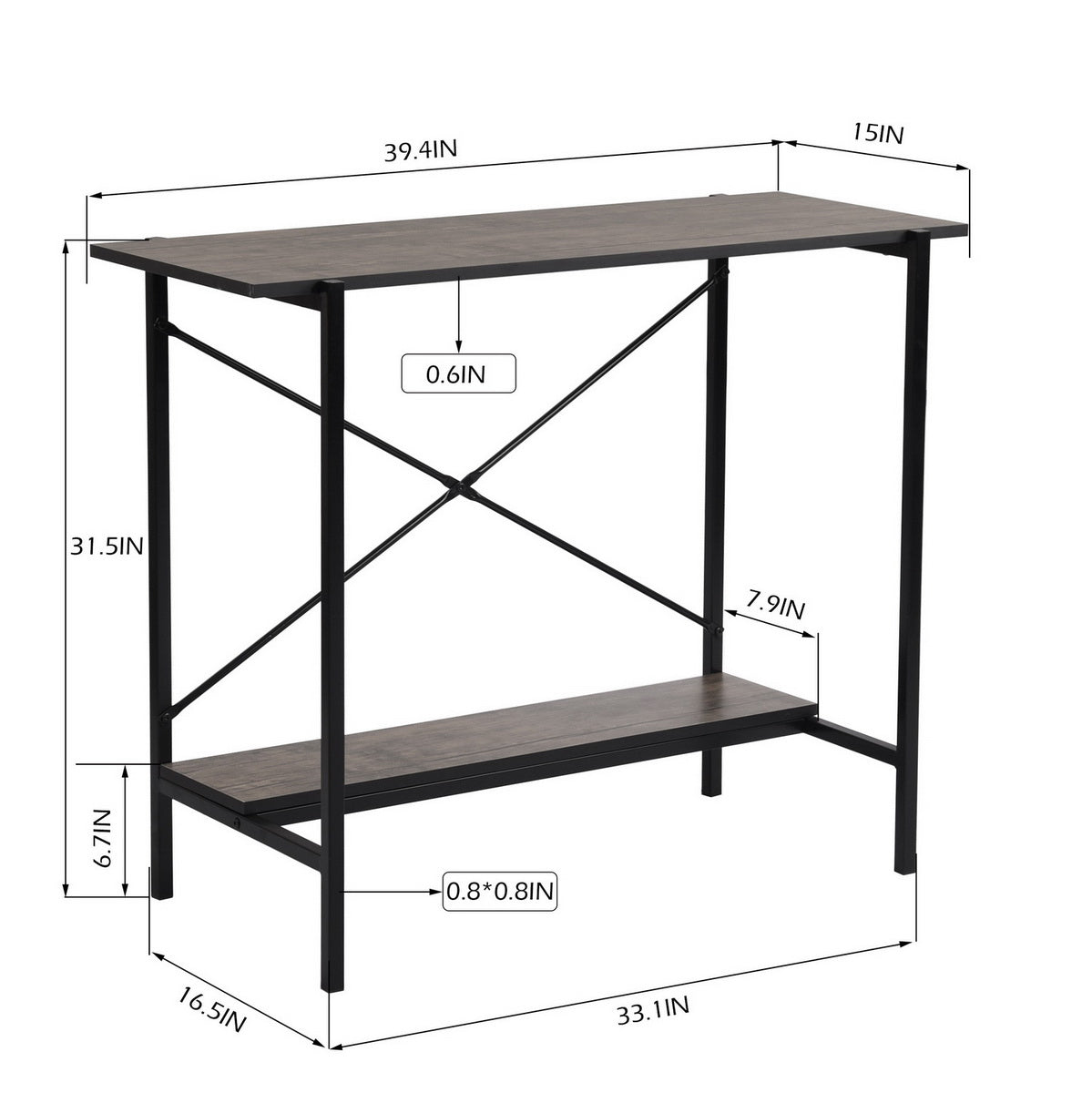 Console Table Hallway Entryway Table Halbert