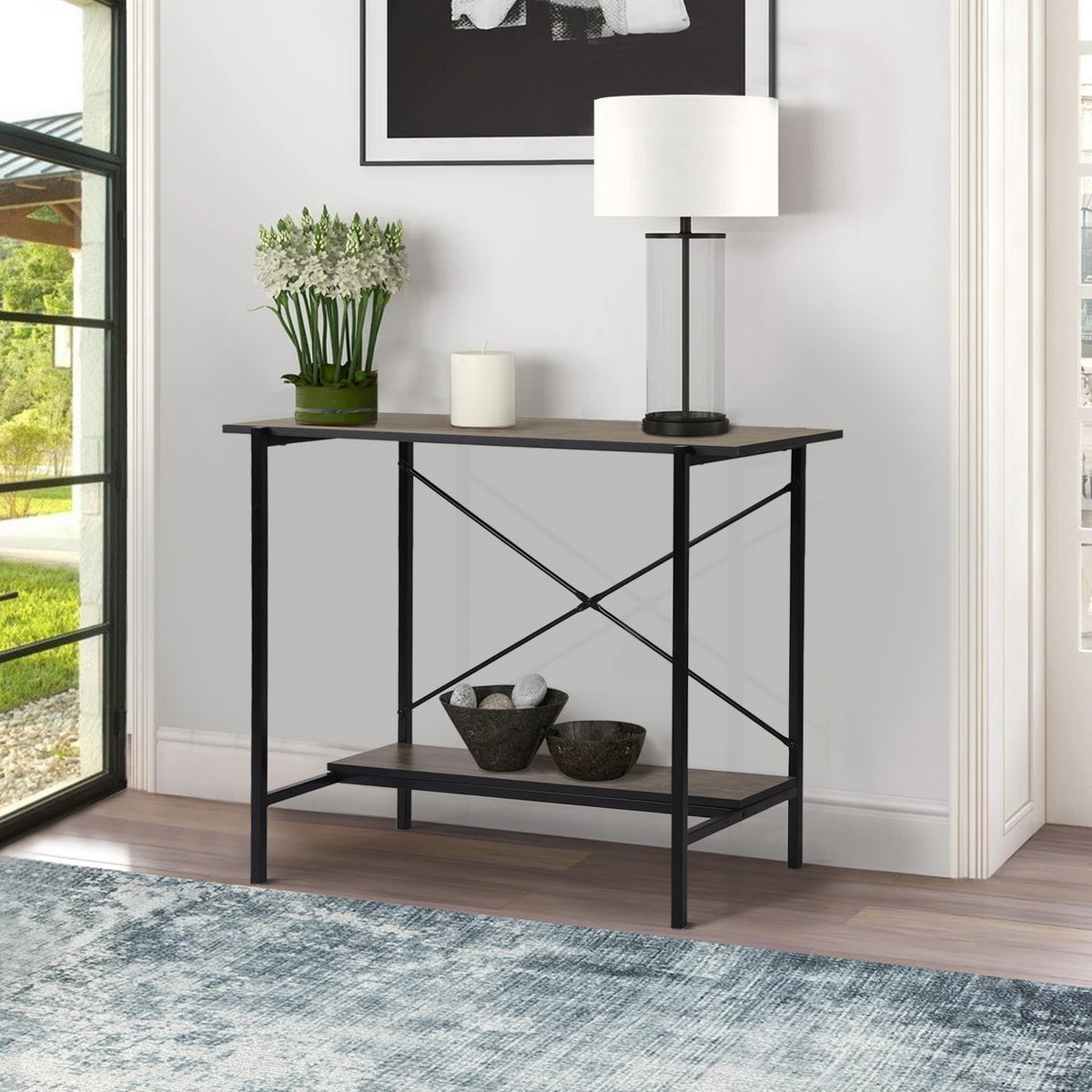 Console Table Hallway Entryway Table Halbert