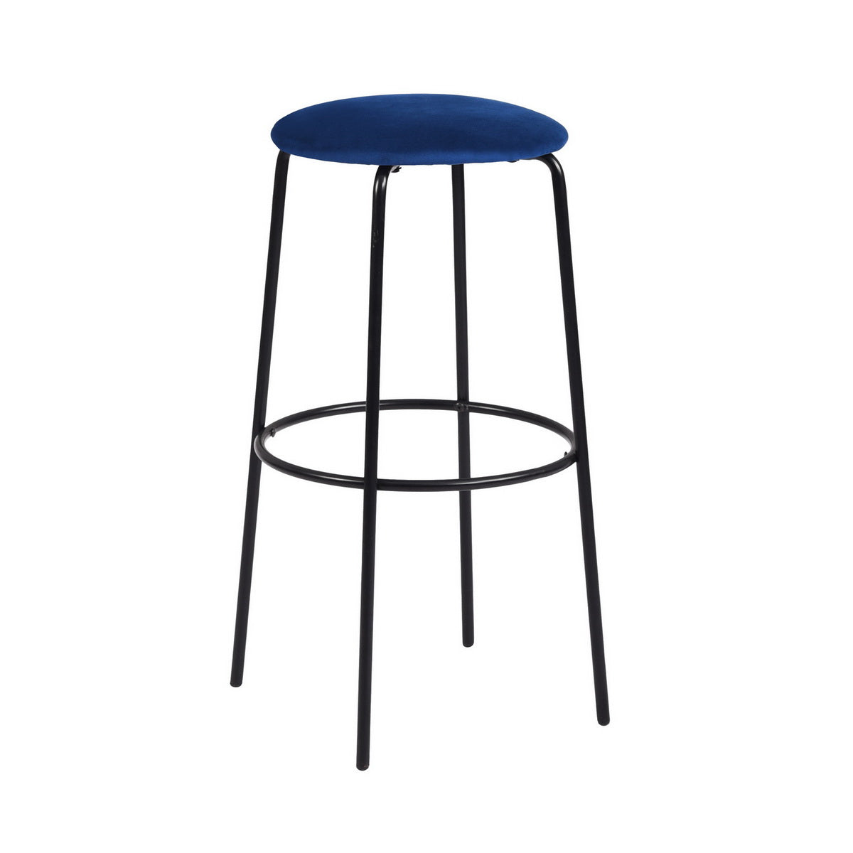 Barstools Velvet Upholstered Backless Bar Stools Hamer