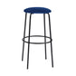Barstools Velvet Upholstered Backless Bar Stools Hamer
