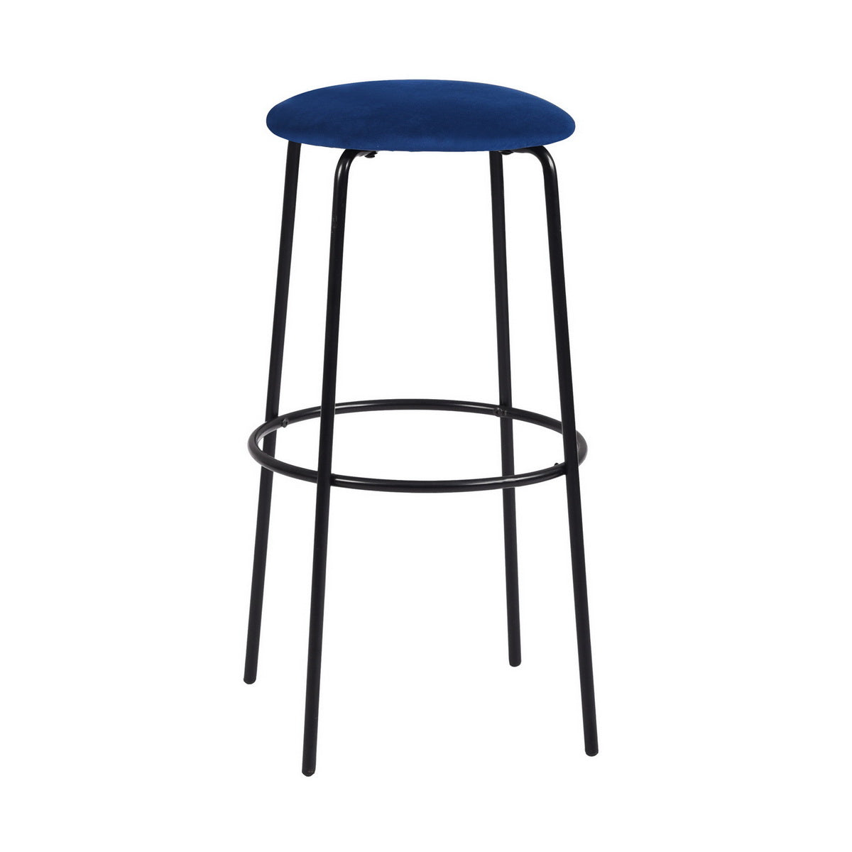 Barstools Velvet Upholstered Backless Bar Stools Hamer