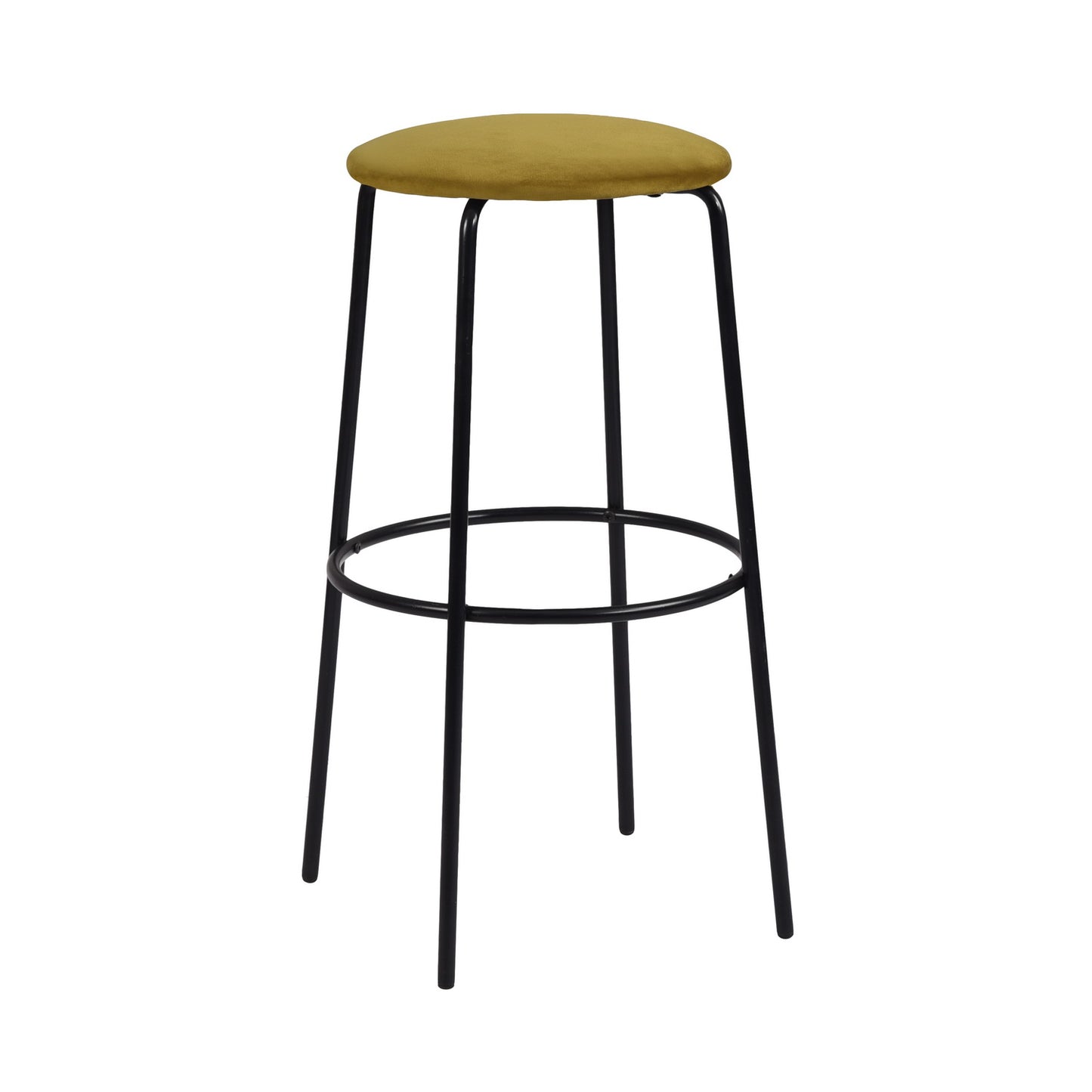 Barstools Velvet Upholstered Backless Bar Stools Hamer