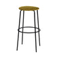 Barstools Velvet Upholstered Backless Bar Stools Hamer