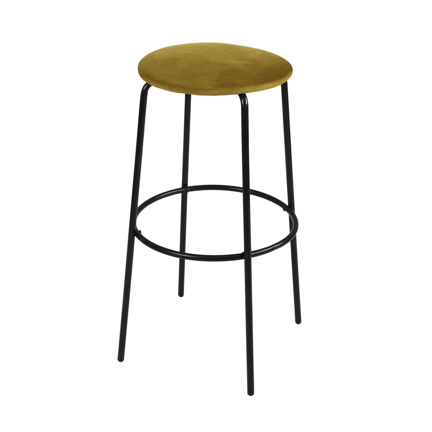 Barstools Velvet Upholstered Backless Bar Stools Hamer