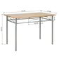 Set of 5 Dining Set 1 Table with 4 Chairs Hampton