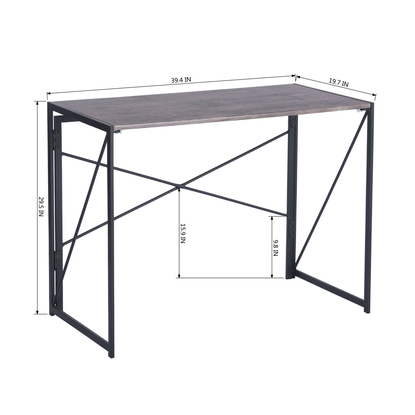 Folding Desk Writing Computer Desk Space Saving Harper