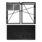Folding Desk with Bag Writing Computer Desk Space Saving Harper