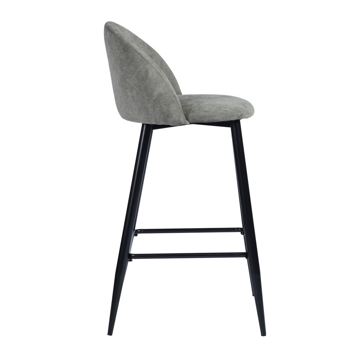 Barstools Fabric Upholstered Bar Stools Haseeb