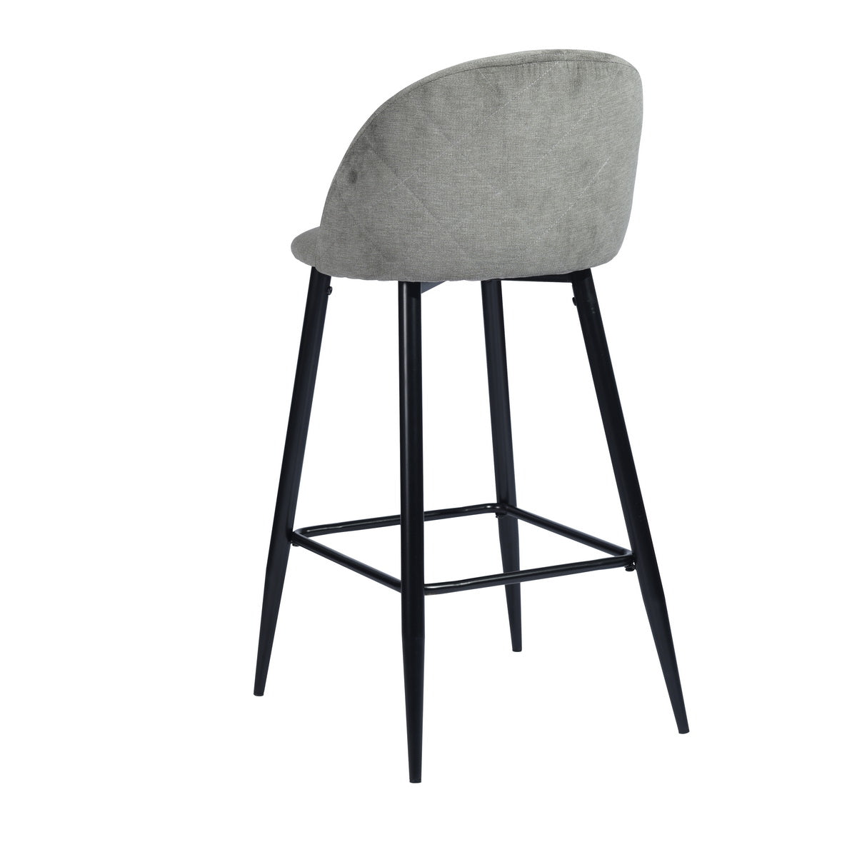Barstools Fabric Upholstered Bar Stools Haseeb