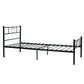 Single Bed Metal Bed Frame Heart