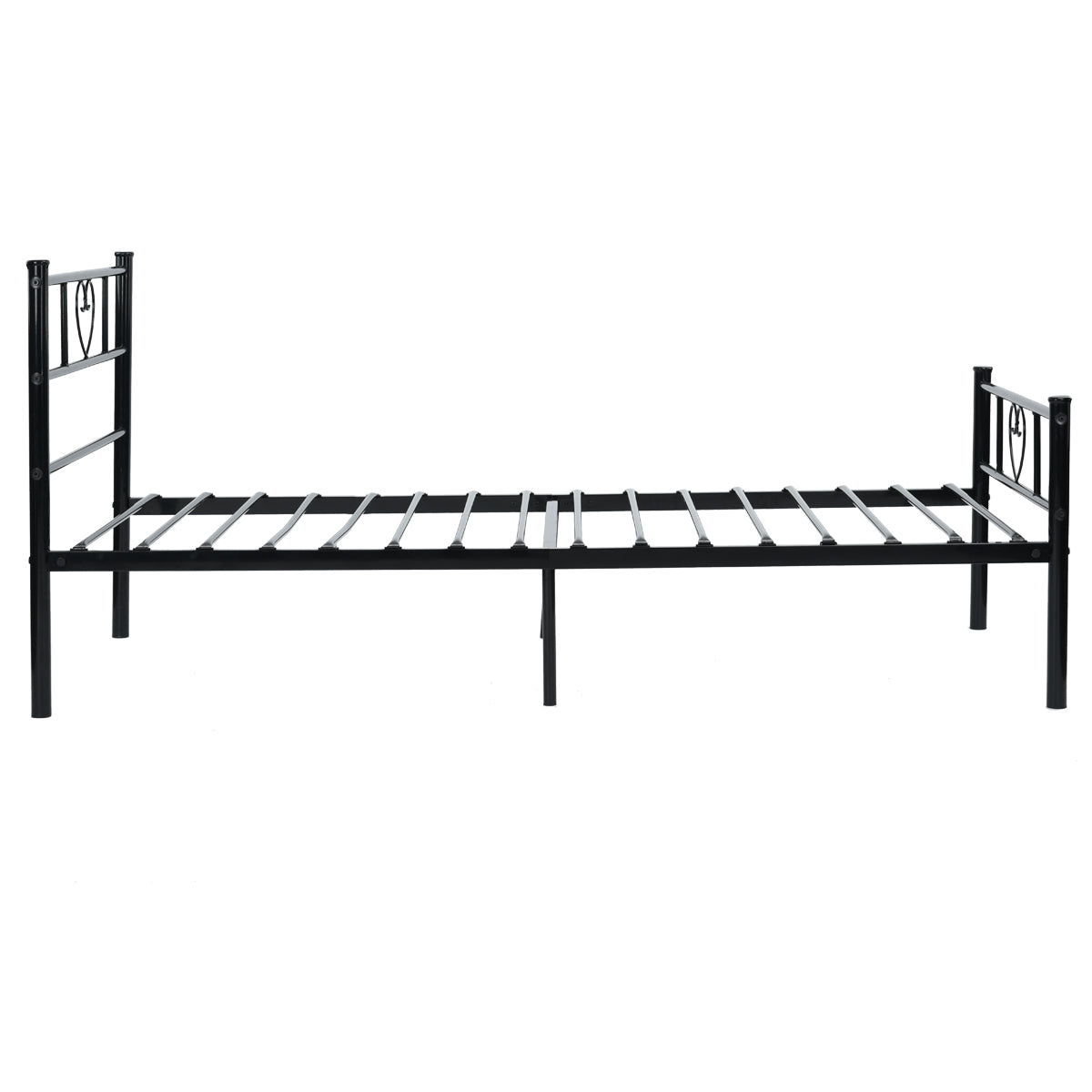 Single Bed Metal Bed Frame Heart