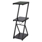 Computer Desk with Storage Shelves Study Writing Table Henia