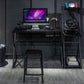 Computer Desk with Storage Shelves Study Writing Table Henia