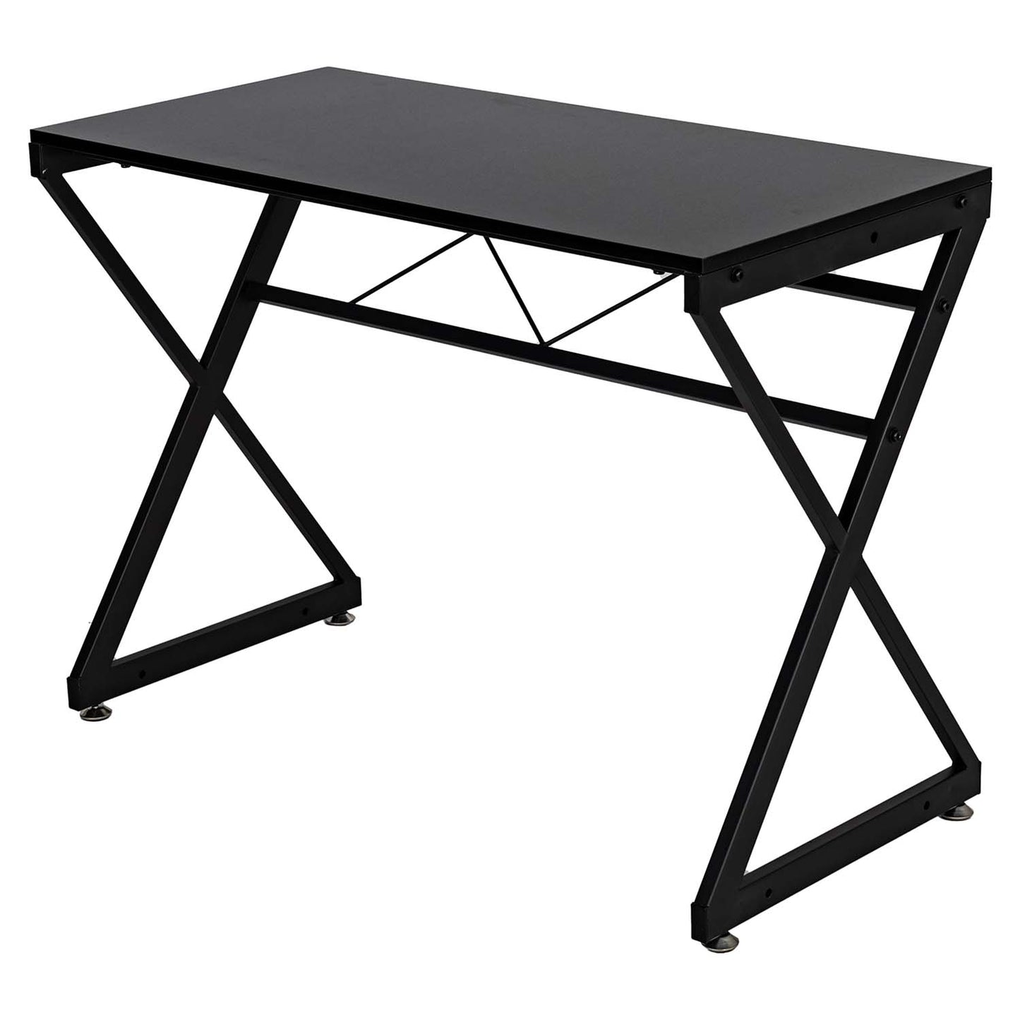 Computer Desk with Storage Shelves Study Writing Table Henia