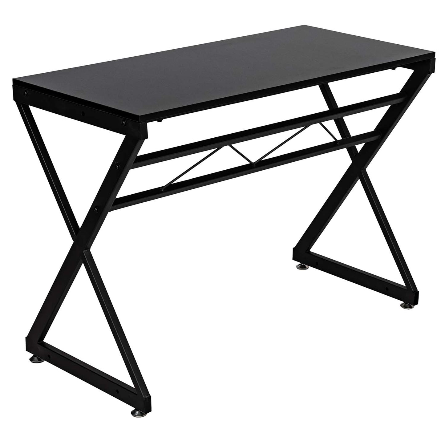 Computer Desk with Storage Shelves Study Writing Table Henia