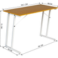 Computer Desk Simple Writing Office Table with Shelf Hero