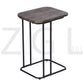 Sofa Side Table Narrow C Shaped for Bed Couch Herron