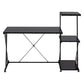 Computer Desk with Storage Shelves Study Writing Table Hobah