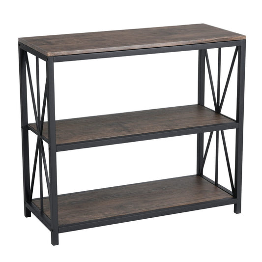Bookcase 3 Shelves Bookshelf Storage Organizer Honourable