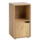 Bookcase with 1 Shelf and 1 Door Bookshelf Storage Night Stand Hugo
