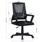 Home Study Chair Modern Home Office Desk Chair Mesh Upholstery Iael