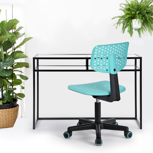 Home Study Chair Modern Home Office Desk Chair Plastic Seat Iwc