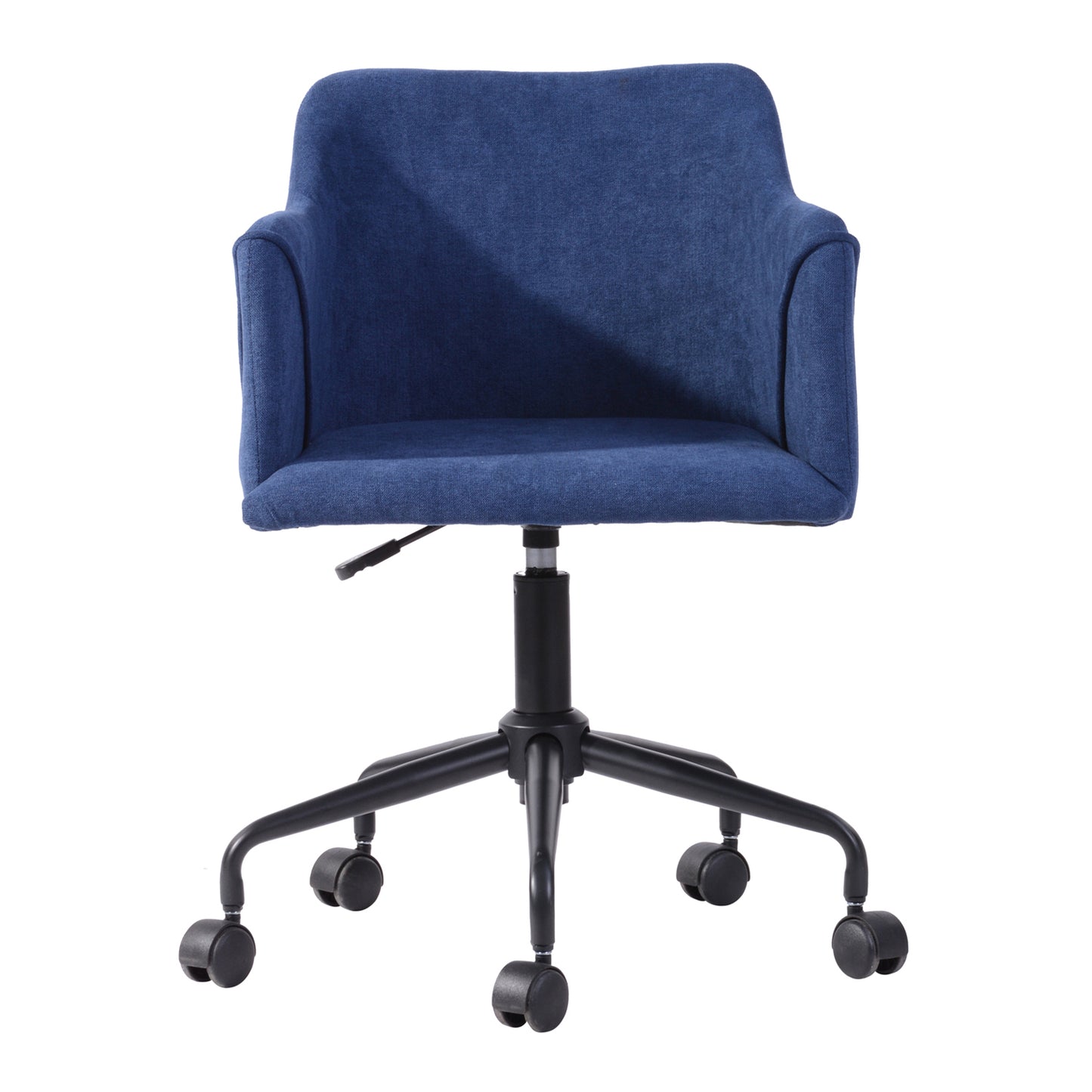 Velvet Upholstered Swivel Ergonomic Home Office Chair Armrest Jamal