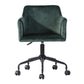 Velvet Upholstered Swivel Ergonomic Home Office Chair Armrest Jamal