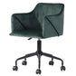 Velvet Upholstered Swivel Ergonomic Home Office Chair Armrest Jamal