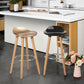 Barstools Plastic Seat Wooden Legs Bar Stools Jasmine