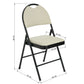 Fabric Upholstered Folding Chairs Jen