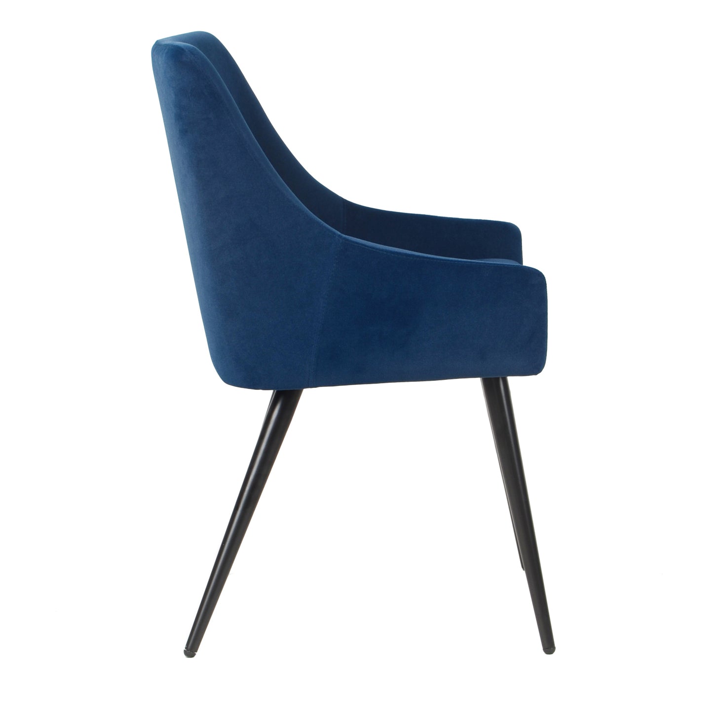 Dining Chairs Velvet Upholstered Metal Legs Jensen