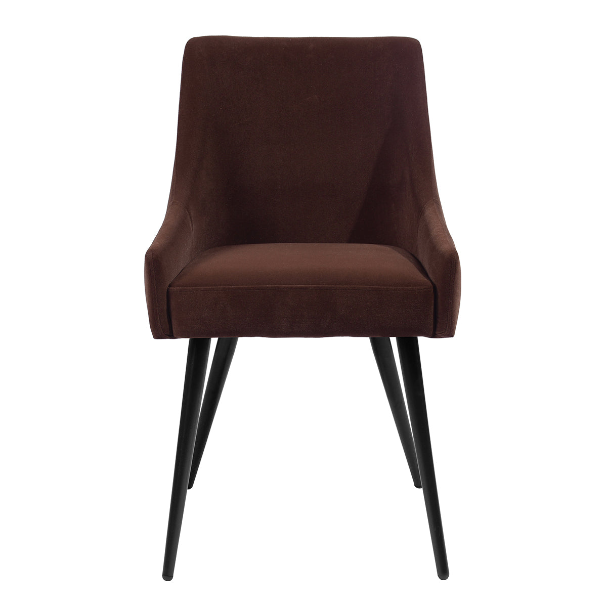 Dining Chairs Velvet Upholstered Metal Legs Jensen