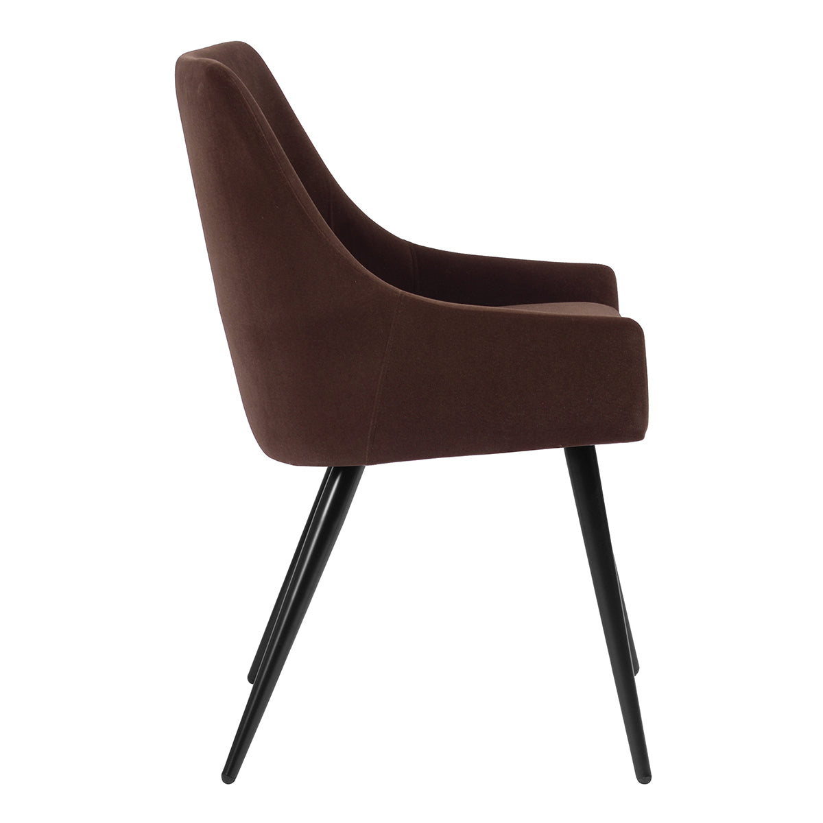 Dining Chairs Velvet Upholstered Metal Legs Jensen