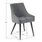 Dining Chairs Velvet Upholstered Metal Legs Jensen