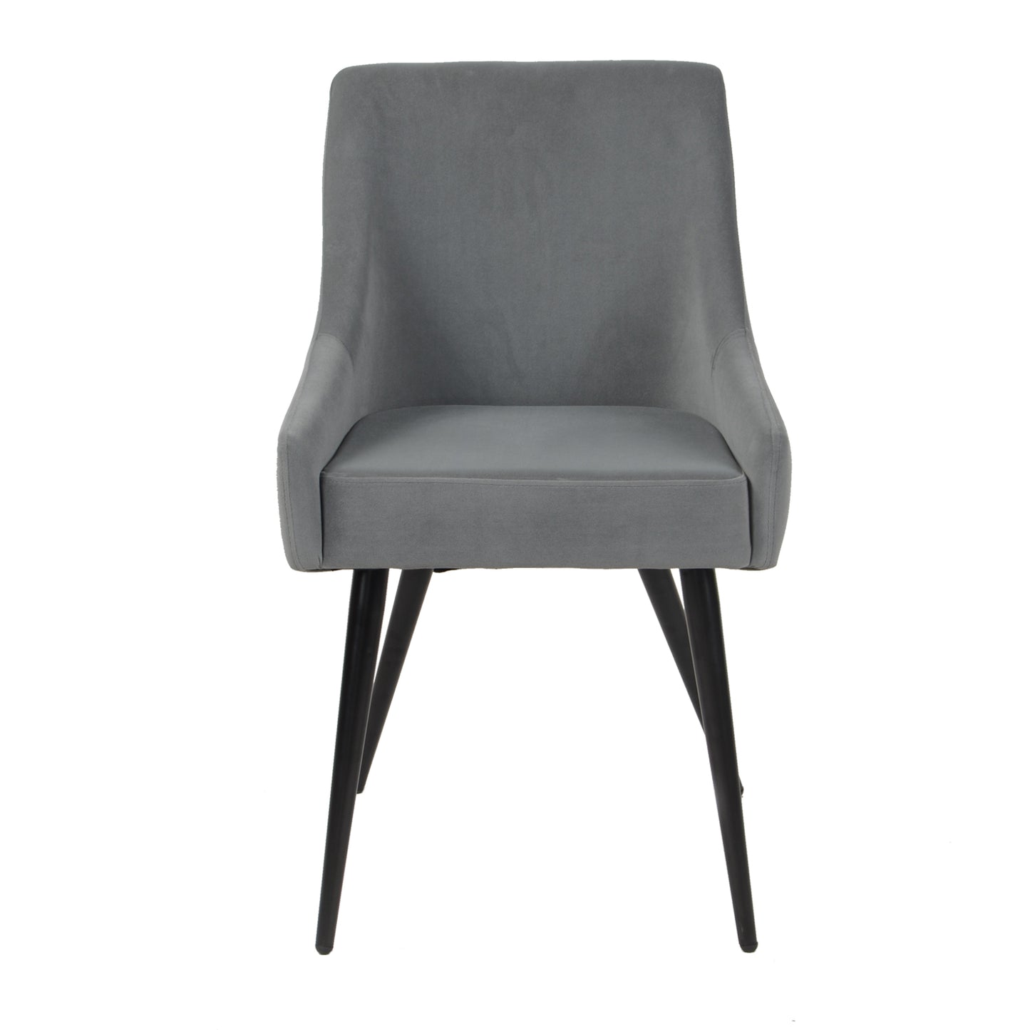Dining Chairs Velvet Upholstered Metal Legs Jensen