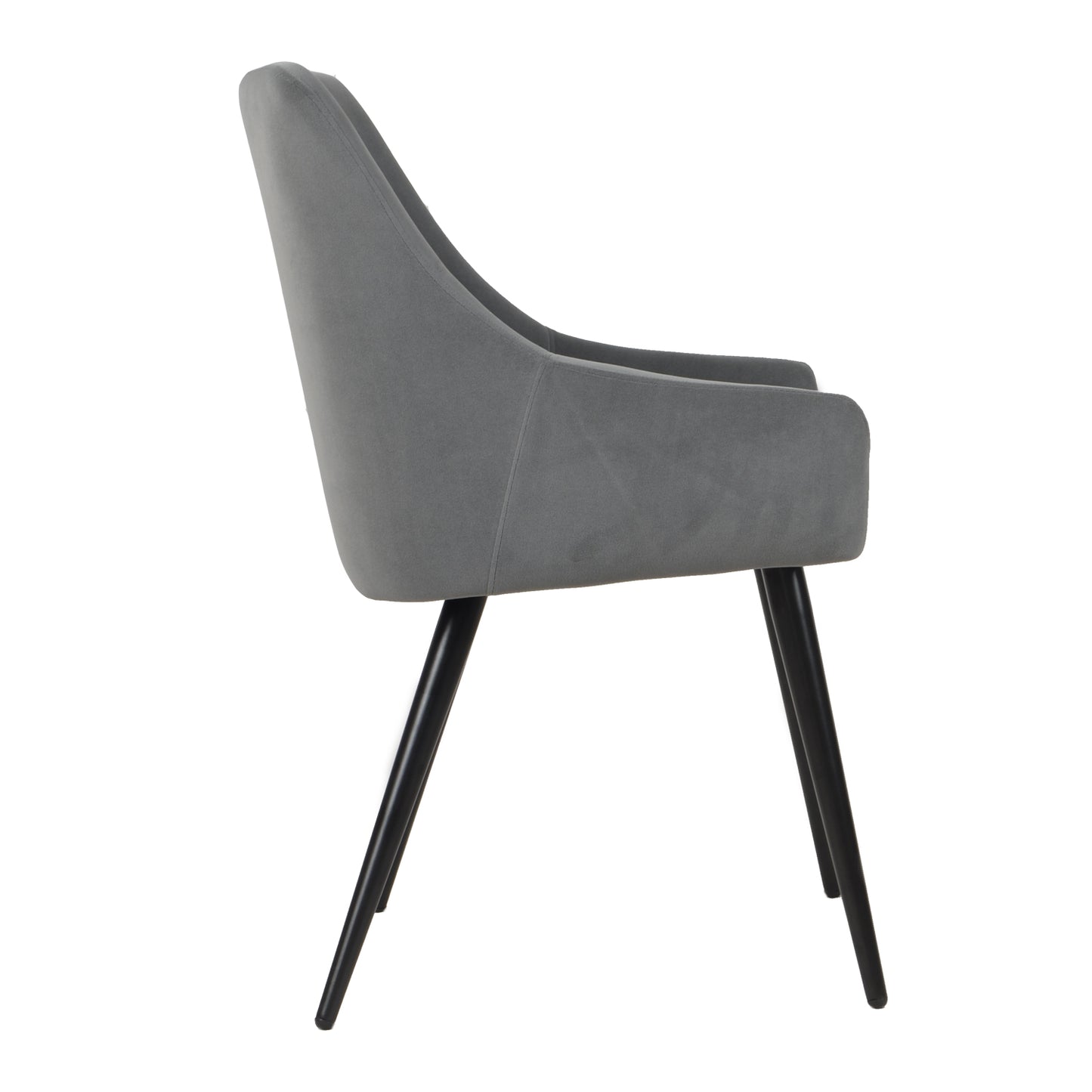 Dining Chairs Velvet Upholstered Metal Legs Jensen