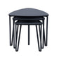 Set of 3 Nesting Coffee Table End Table Industrial Kauwhata