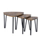 Set of 3 Nesting Coffee Table End Table Industrial Kauwhata